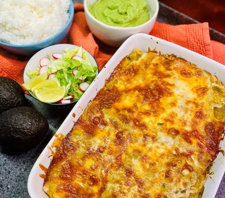 Rotisserie Chicken Enchiladas