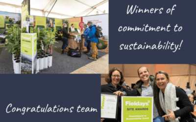 Sustainability Award for 2021 Fieldays