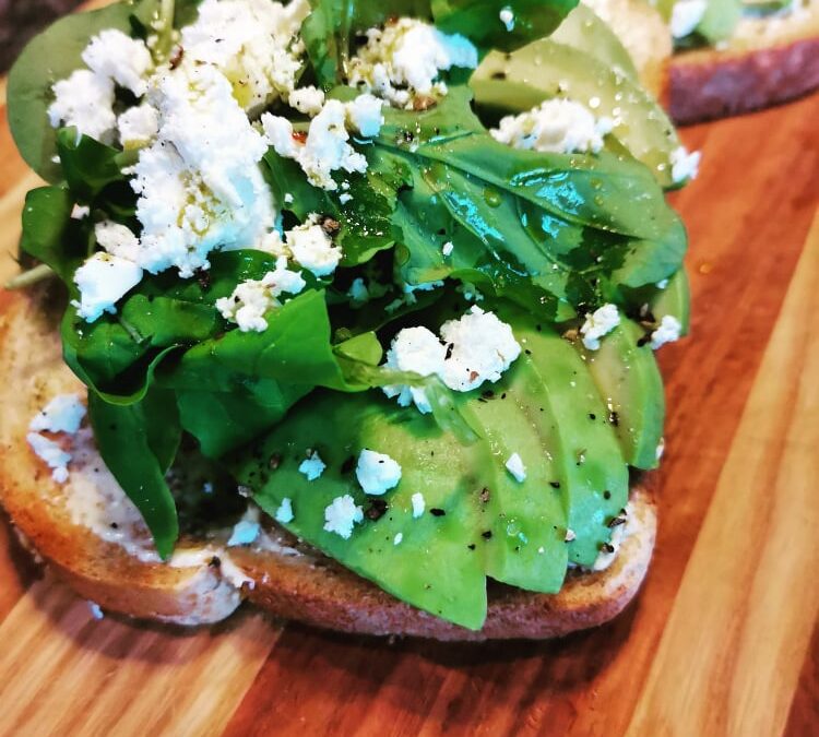 Avocado, Baby Rocket & Feta Cheese